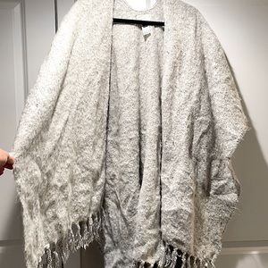 Oversized Gray Women’s Cardigan
